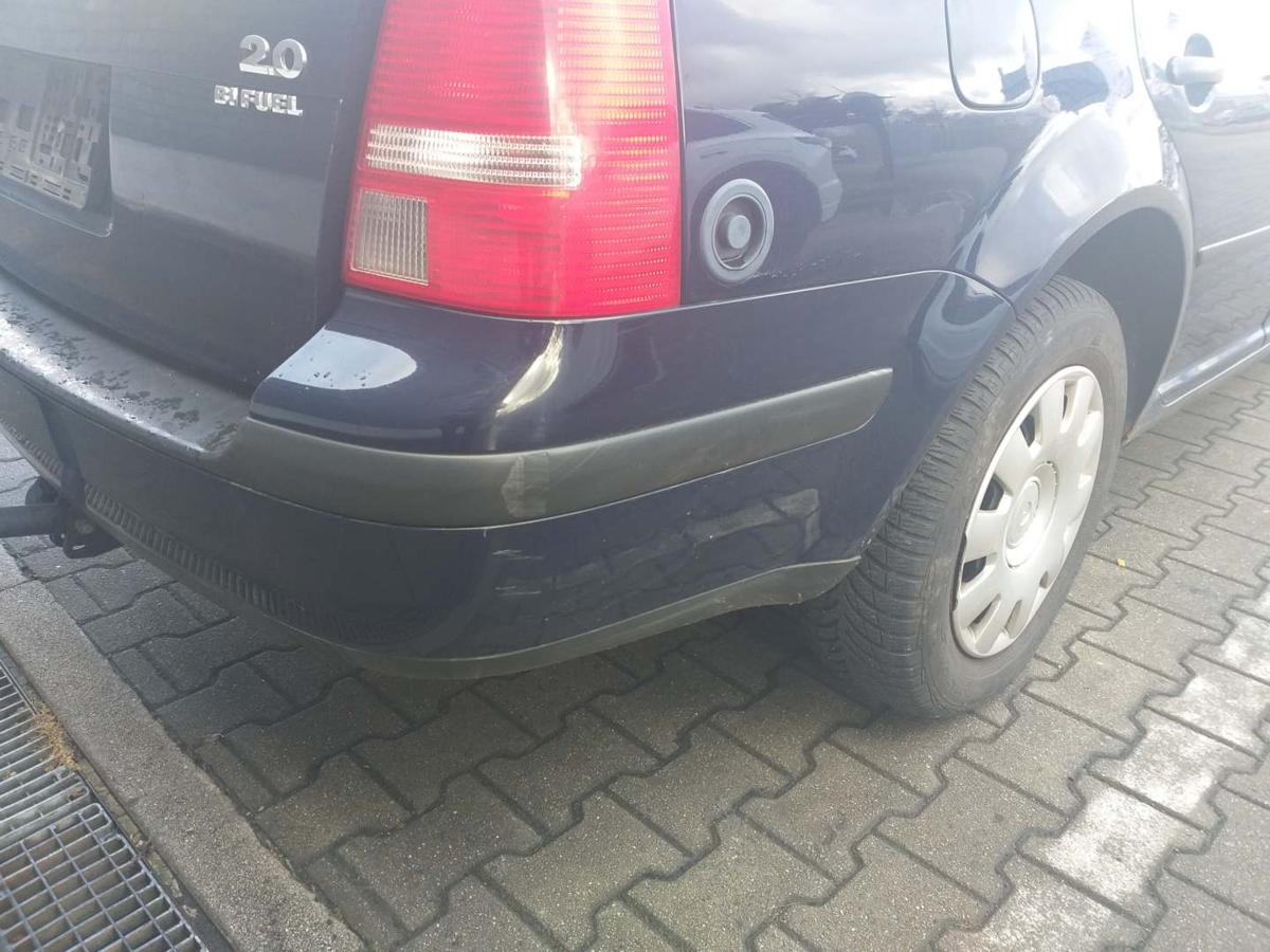 VW Golf 4 original Sto&szlig;stange Stossf&auml;nger hinten LA5G Perlblau Kombi Bj.2004